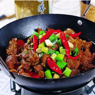 单人干锅牛肉+珍珠米饭+配菜