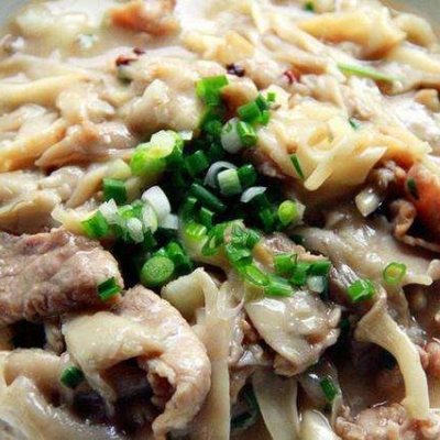 平菇肉片