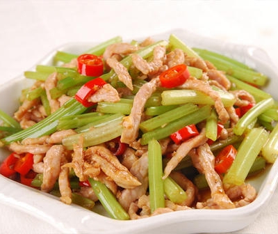 芹菜肉丝