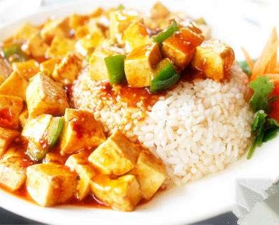 麻婆豆腐盖饭
