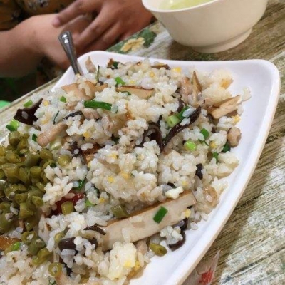 豆干肉丝炒饭