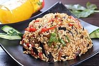 鱼香茄子炒饭