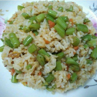 四季豆炒饭