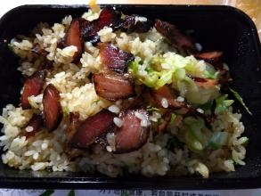 土豆腊肉炒饭