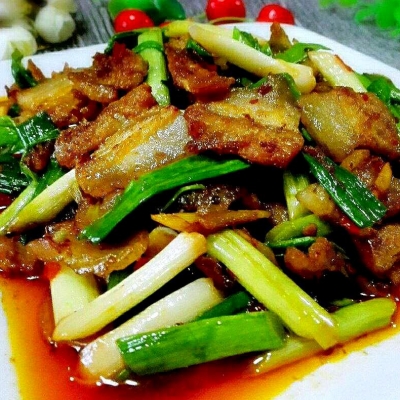 蒜苗回锅肉