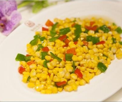 青椒玉米盖饭