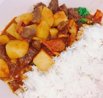 土豆牛肉盖浇饭