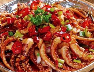 香辣鱿鱼须