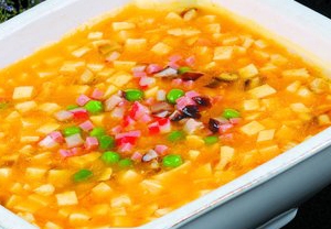 蟹黄豆花