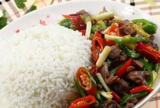 泡椒郡肝盖饭