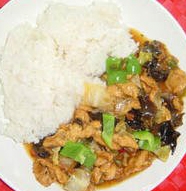 尖椒鸡盖饭