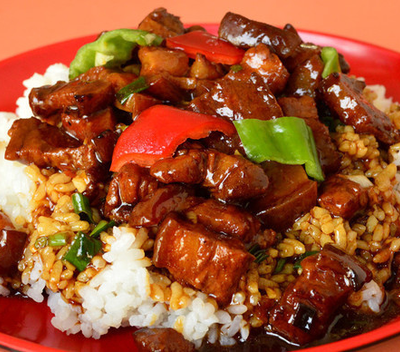 红烧大肉盖饭