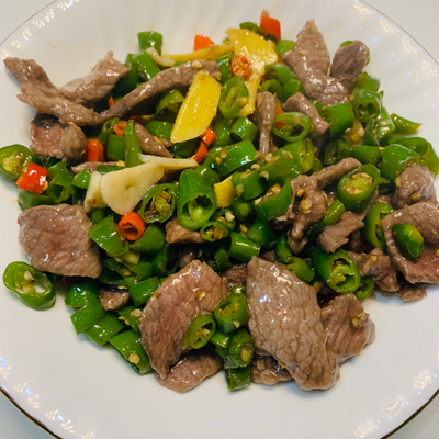 尖椒牛肉