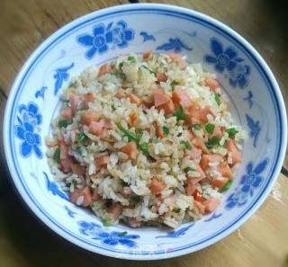 火腿肠炒饭