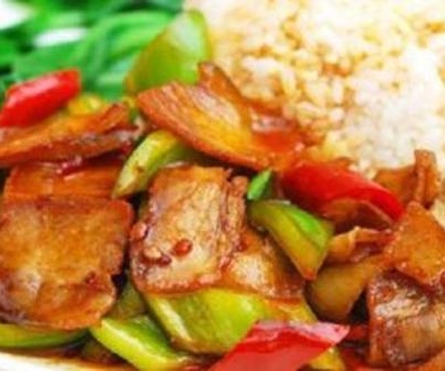 回锅肉盖饭