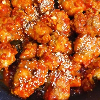 琥珀炸鸡（甜辣）