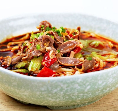 泡椒鸡杂面