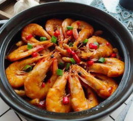 美味鲜虾煲