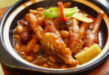 香辣鸡爪煲