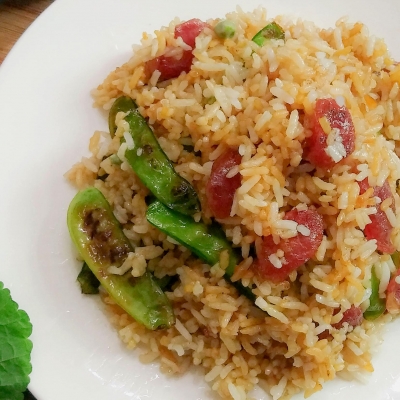炒香肠炒饭