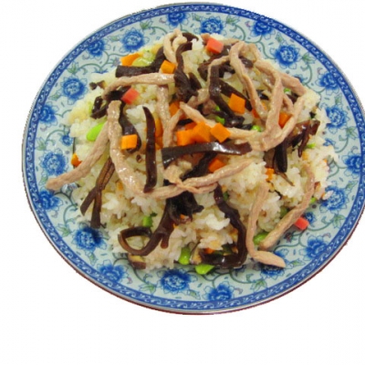 木耳肉丝炒饭