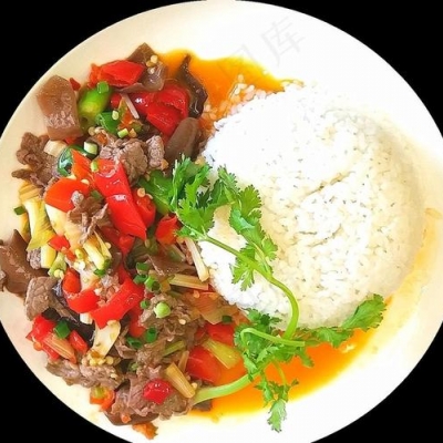 泡椒肉丝盖饭