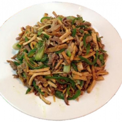 豆干肉丝炒饭