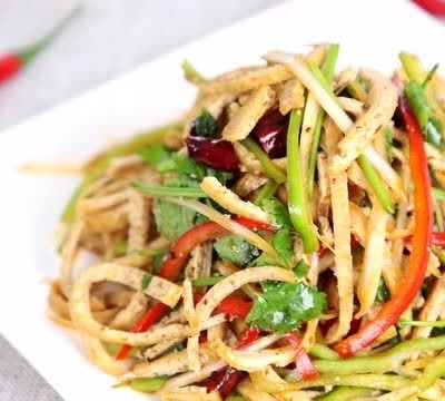 藤椒豆腐丝