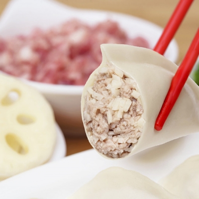 莲藕鲜肉饺（10个）