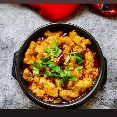 酥肉锅（含米饭和四个素菜）