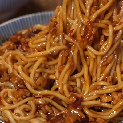 鱼香味干拌面（酸甜）