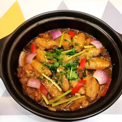 中翅+土豆+大白菜+鱼排+宽粉+米饭x1+指定饮料