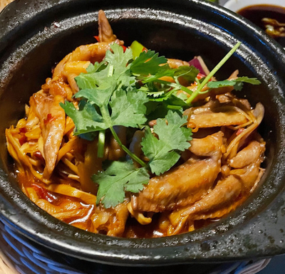 鸡尖+土豆+土豆粉+金针菇+鱼豆腐+米饭x1+指定饮料
