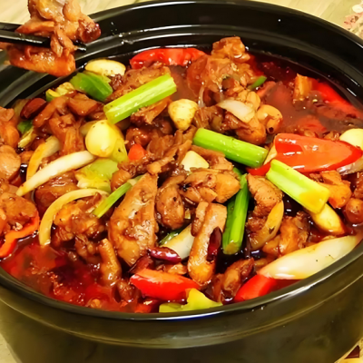 鸡肉+土豆+大白菜+金针菇+蛋饺+米饭x1+指定饮料