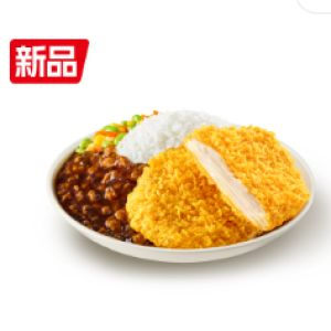 卤香炸鸡排饭