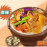土豆烧肉拼茄子豆角