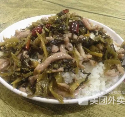 酸菜肉丝盖