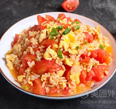 西红柿鸡蛋炒饭