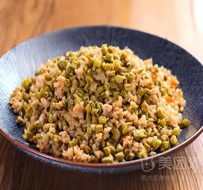 肉末豇豆炒饭