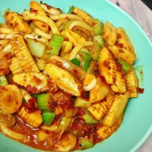 鸡肉米粉鱼排双拼