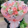 粉色系混搭花束