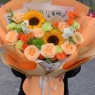香槟色系混搭花束