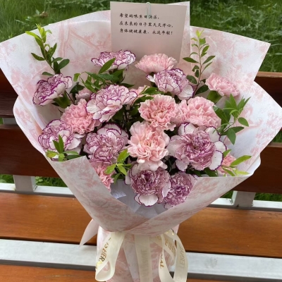 康乃馨混搭花束