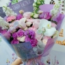 紫色系混搭花束