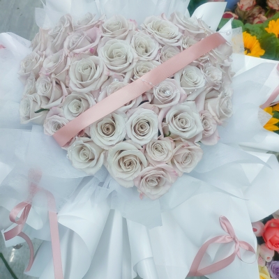 曼塔爱心花束