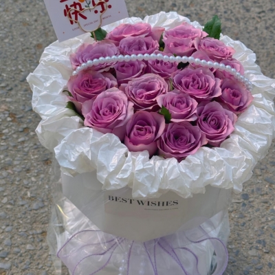 紫霞仙子花束