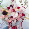 粉色系混搭花束