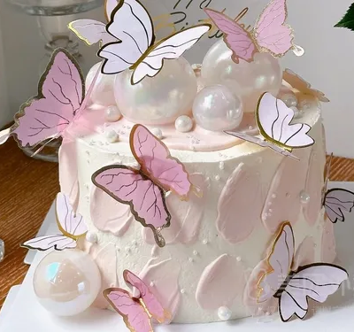 蝴蝶生日蛋糕