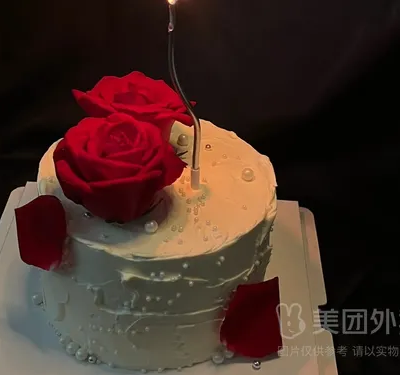 【一捧繁花】6寸蛋糕红玫瑰蛋糕