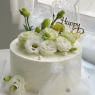【花语永恒】桔梗花生日蛋糕